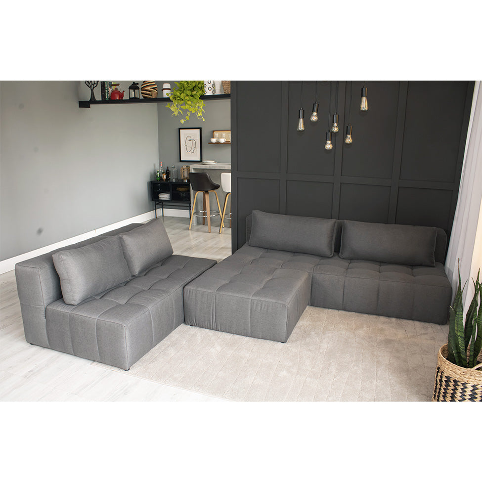[COMPRE 1 E LEVE 2] Puff Modular Sonho Linho